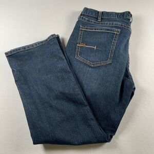 ARIAT REBAR M4 Relaxed Boot Cut Mens Jeans Dark Wash Size 38x32